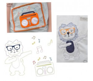 Stickdatei - Dancing Lion